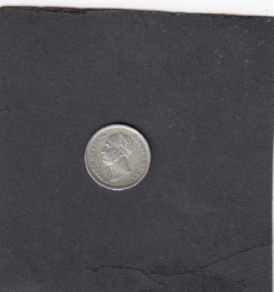 Beschrijving: 10 Cent WILLEM II